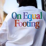 Unisex NWSL On Equal Footing White Vintage Crewneck