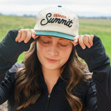 Unisex Denver Summit Cream Cord Script Hat