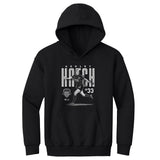 Youth Washington Spirit Black Ashley Hatch Bitmap Hoodie