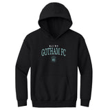 Youth NJ/NY Gotham FC Black Arched Wordmark Hoodie