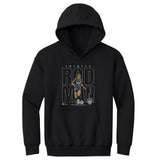 Youth Washington Spirit Black Trinity Rodman Outline Hoodie