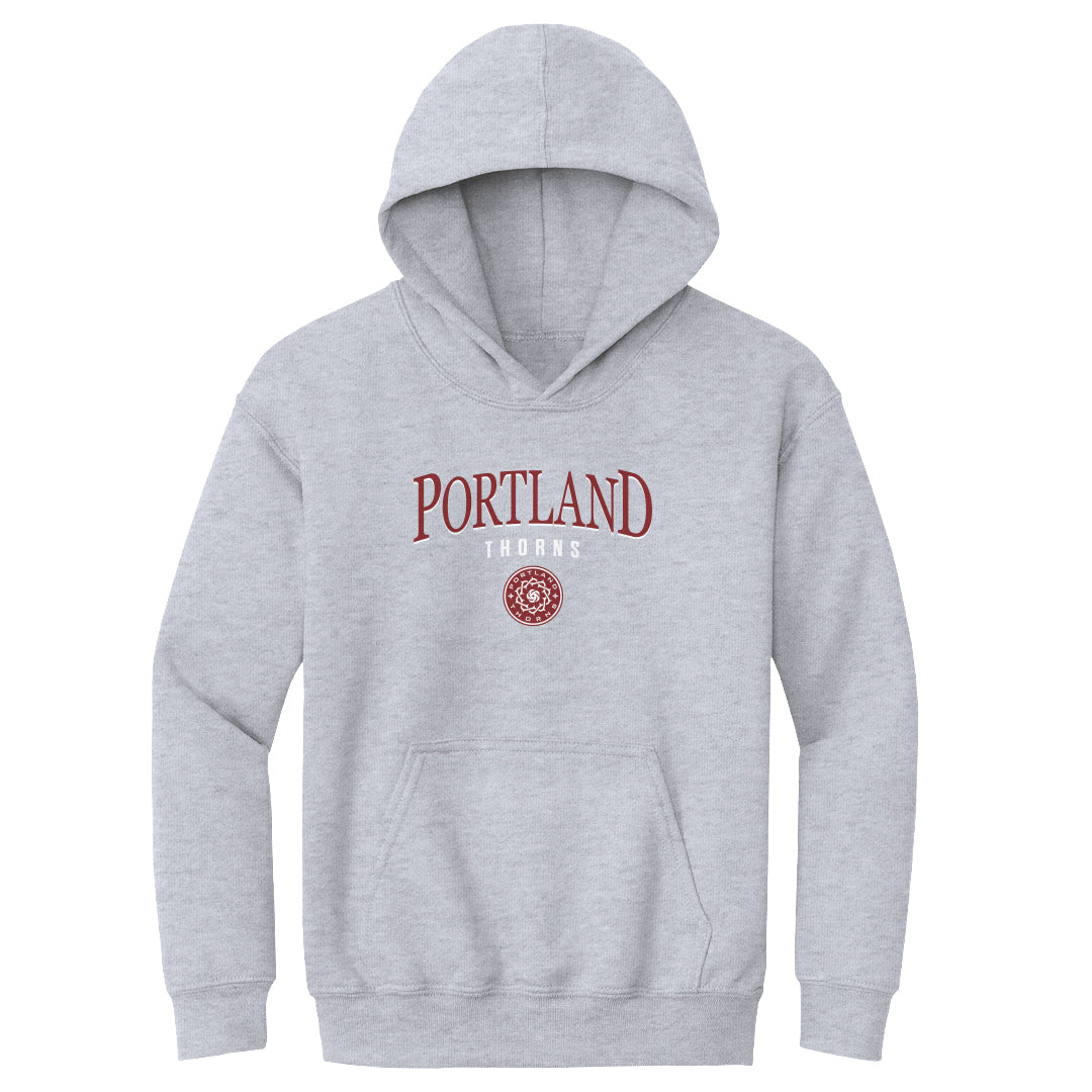 Youth Portland Thorns Arched Wordmark Hoodie