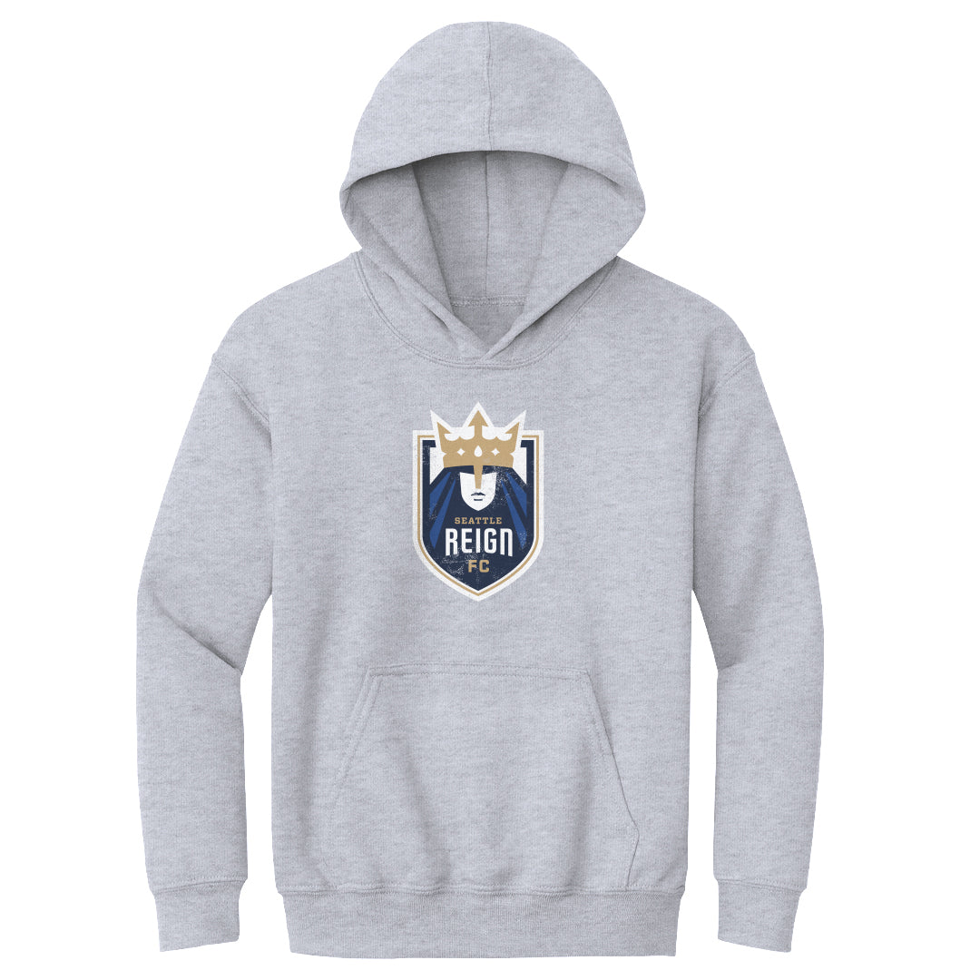 Youth Seattle Reign FC Vintage Primary Logo Hoodie