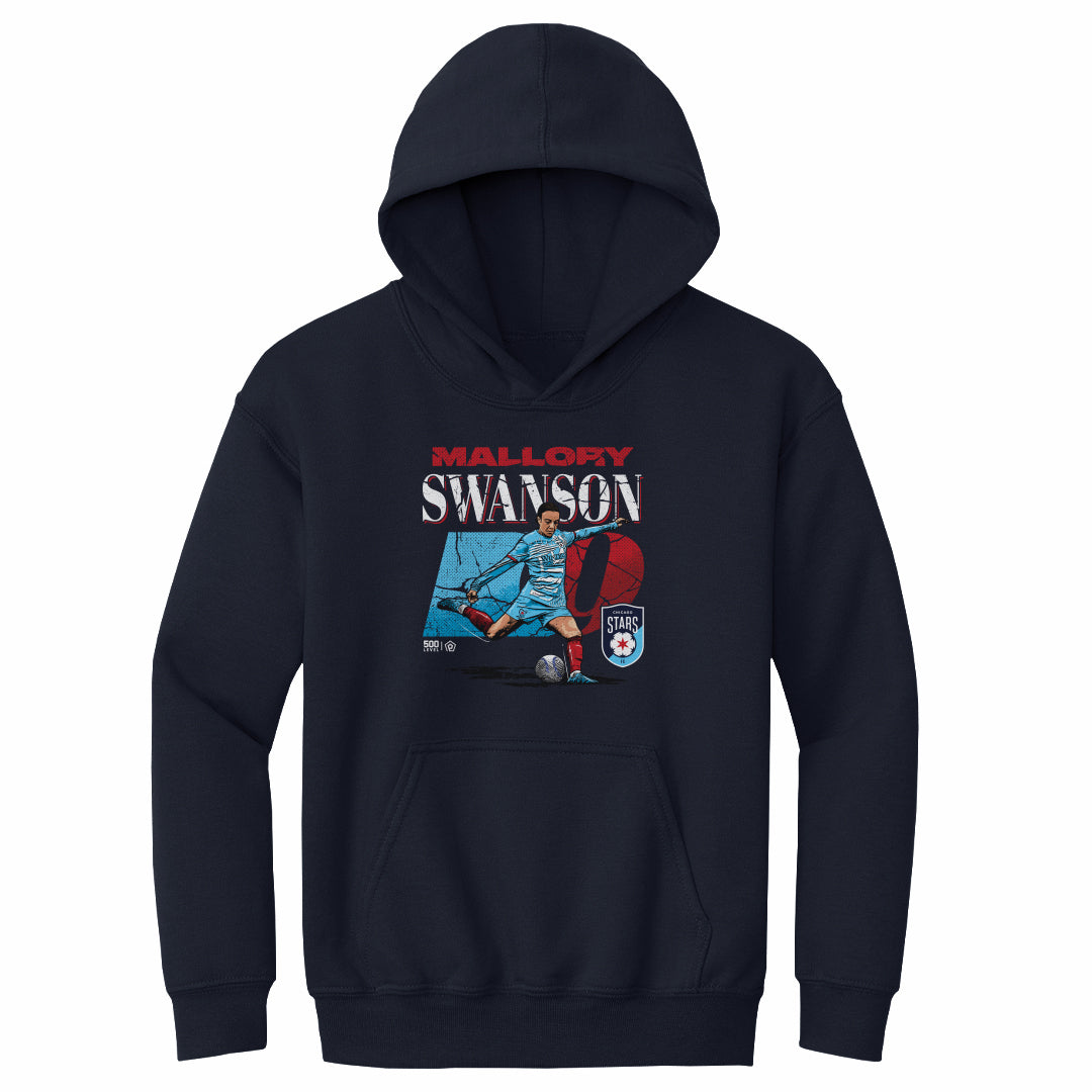 Youth Chicago Stars Mallory Swanson Cracked Number Hoodie
