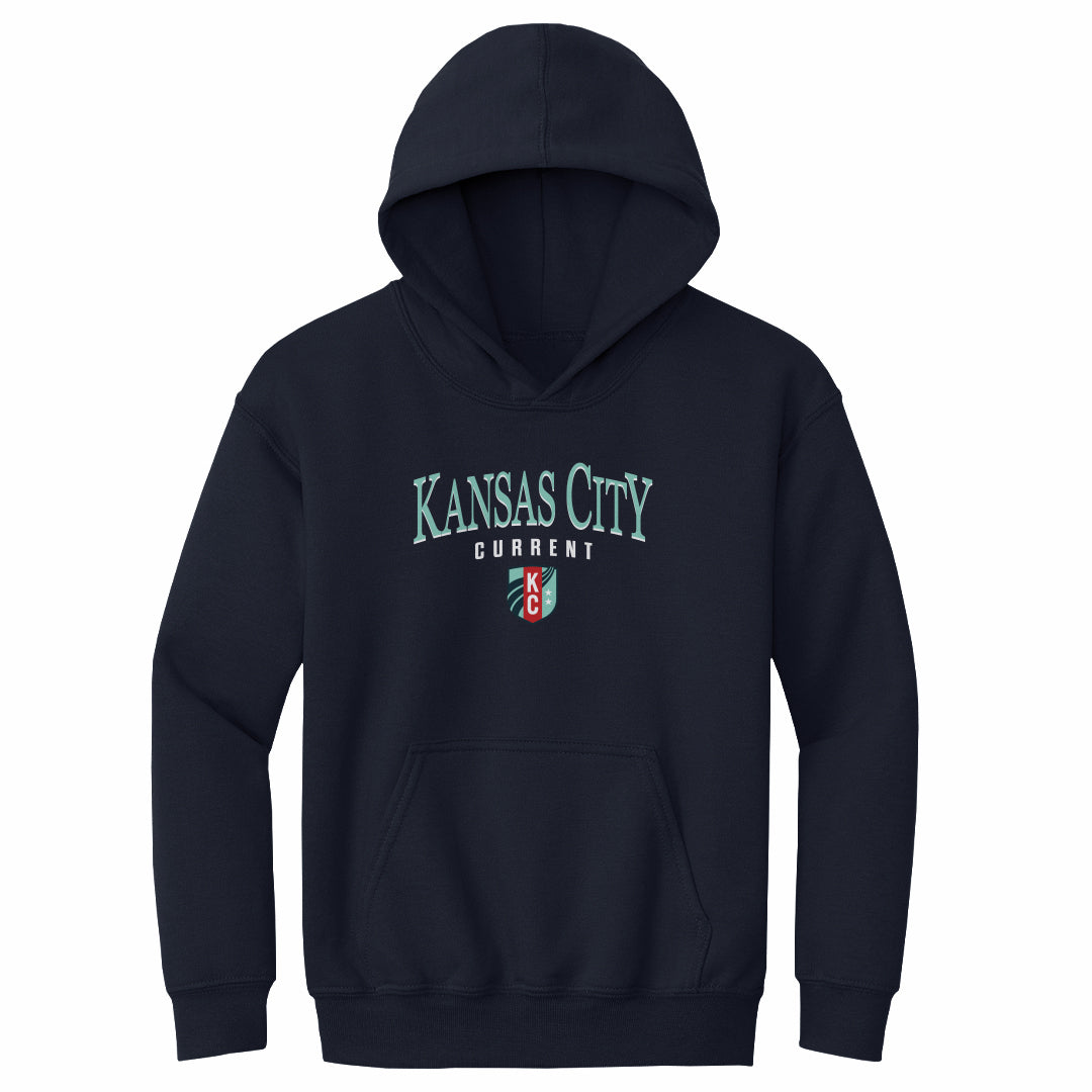 Youth KC Current Arched Wordmark Hoodie