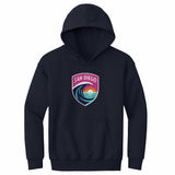 Youth San Diego Wave Vintage Primary Logo Hoodie
