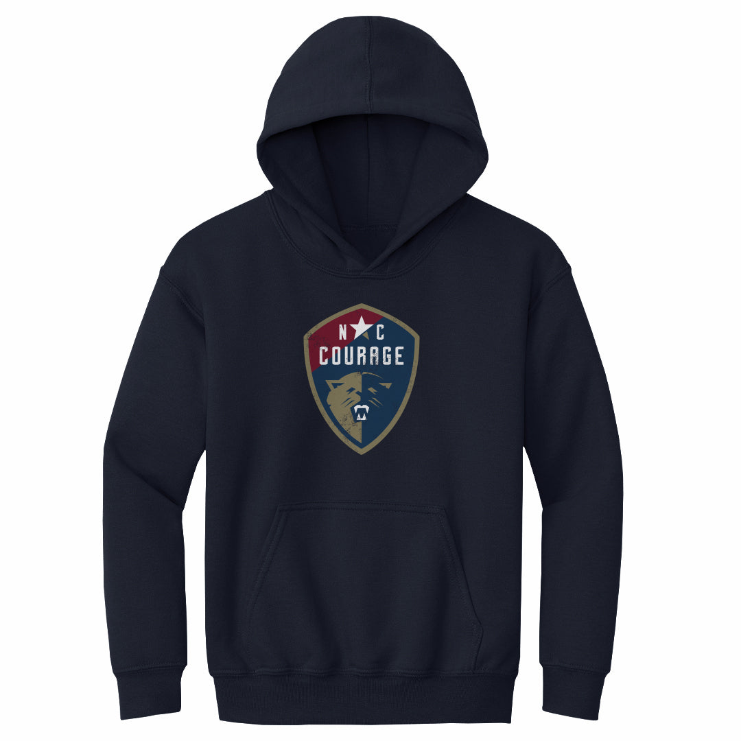 Youth NC Courage Vintage Primary Logo Hoodie