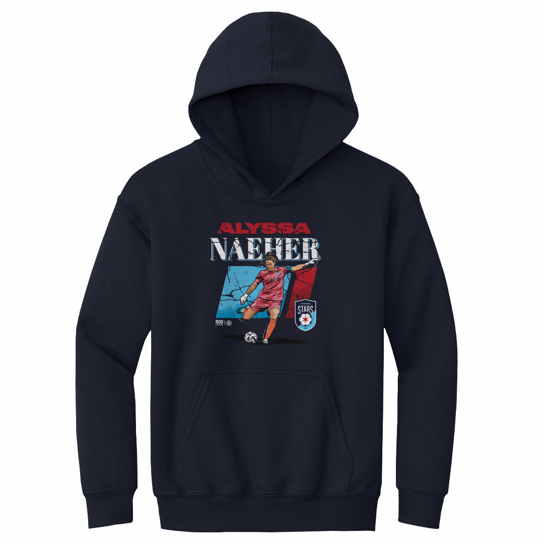 Youth Chicago Stars Alyssa Naeher Cracked Number Hoodie