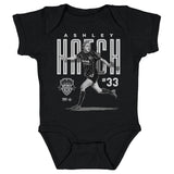 Infant Washington Spirit Black Ashley Hatch Bitmap Onesie