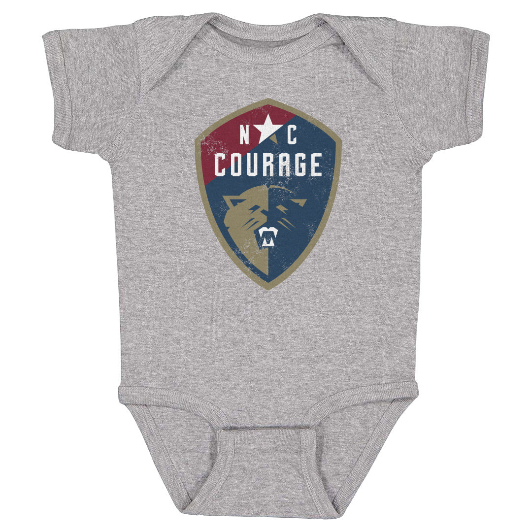Infant NC Courage Vintage Primary Logo Onesie