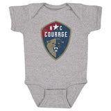 Infant NC Courage Vintage Primary Logo Onesie
