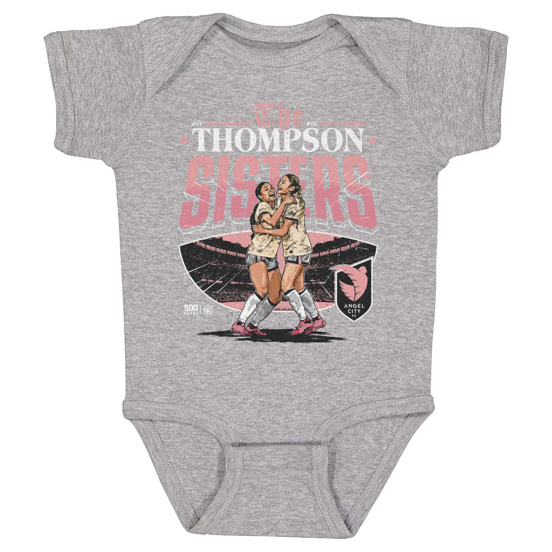 Infant Angel City FC Alyssa Thompson & Gisele Thompson Sisters Onesie