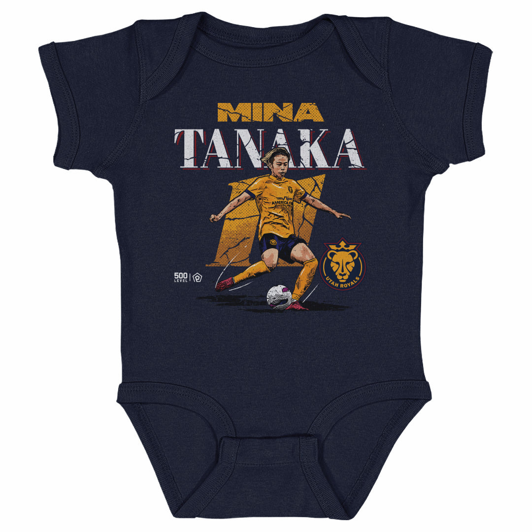 Infant Utah Royals Mina Tanaka Cracked Number Onesie