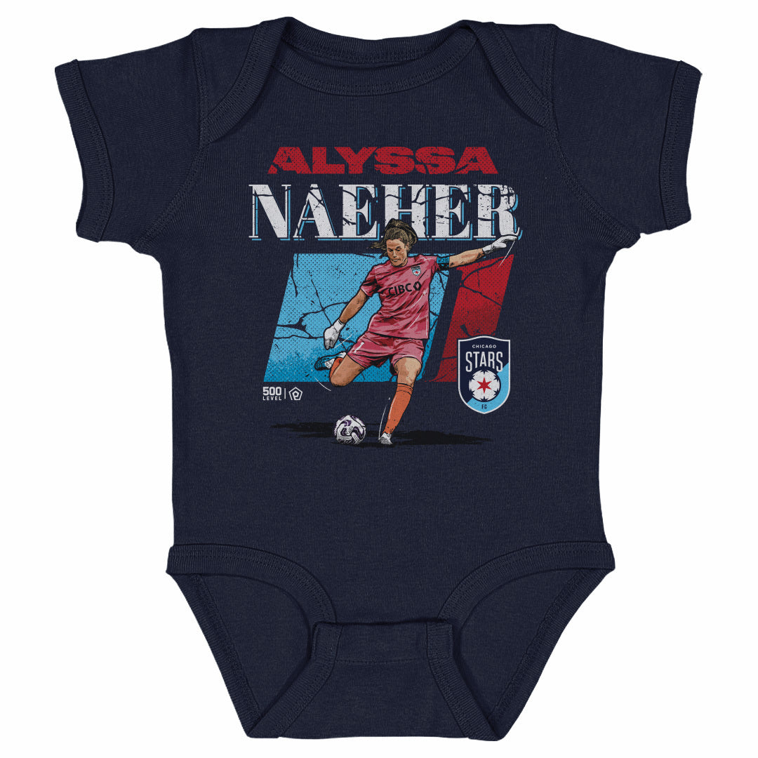 Infant Chicago Stars Alyssa Naeher Cracked Number Onesie