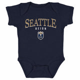 Infant Seattle Reign FC Arched Wordmark Onesie