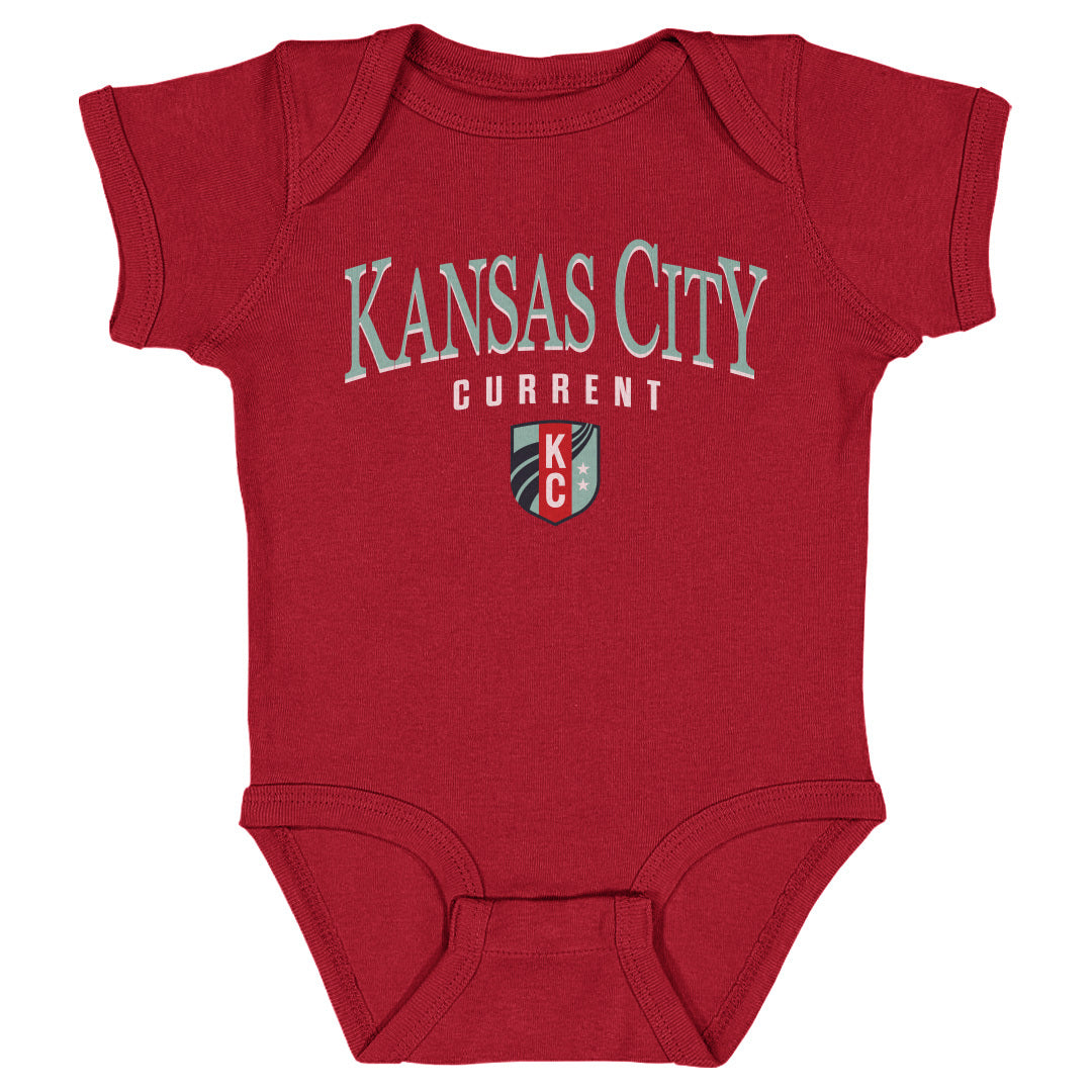 Infant KC Current Arched Wordmark Onesie