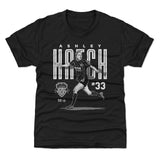 Youth Washington Spirit Black Ashley Hatch Bitmap Tee