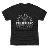 Youth Washington Spirit Black NWSL Challenge Cup Champions 2025 Tee