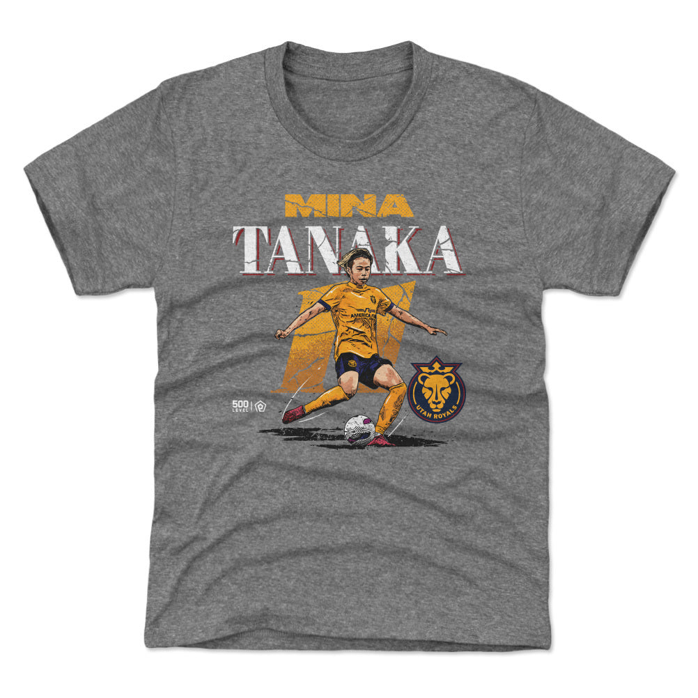 Youth Utah Royals Mina Tanaka Cracked Number Tee