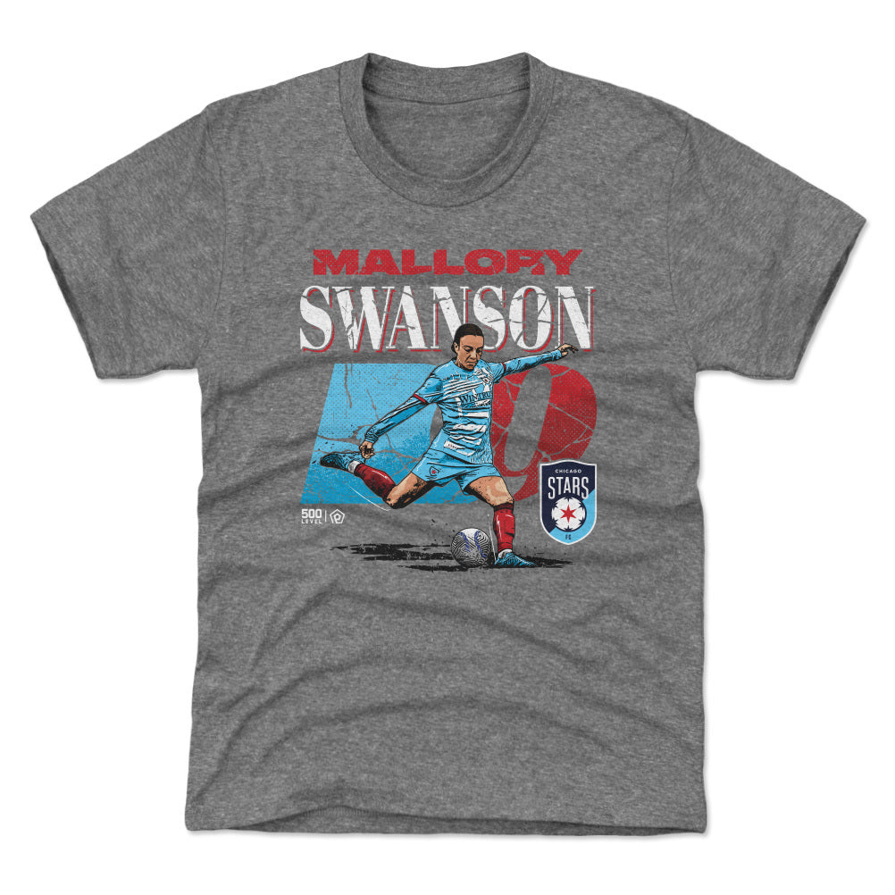 Youth Chicago Stars Mallory Swanson Cracked Number Tee