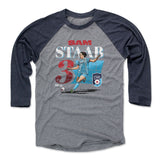 Unisex Chicago Stars Sam Staab Cracked Number Raglan