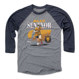 Unisex Utah Royals Gray Ally Sentnor Cracked Number Raglan