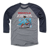 Unisex Chicago Stars Micayla Johnson Cracked Number Raglan