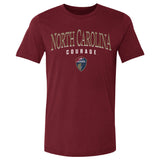 Unisex NC Courage Navy Arched Wordmark Tee