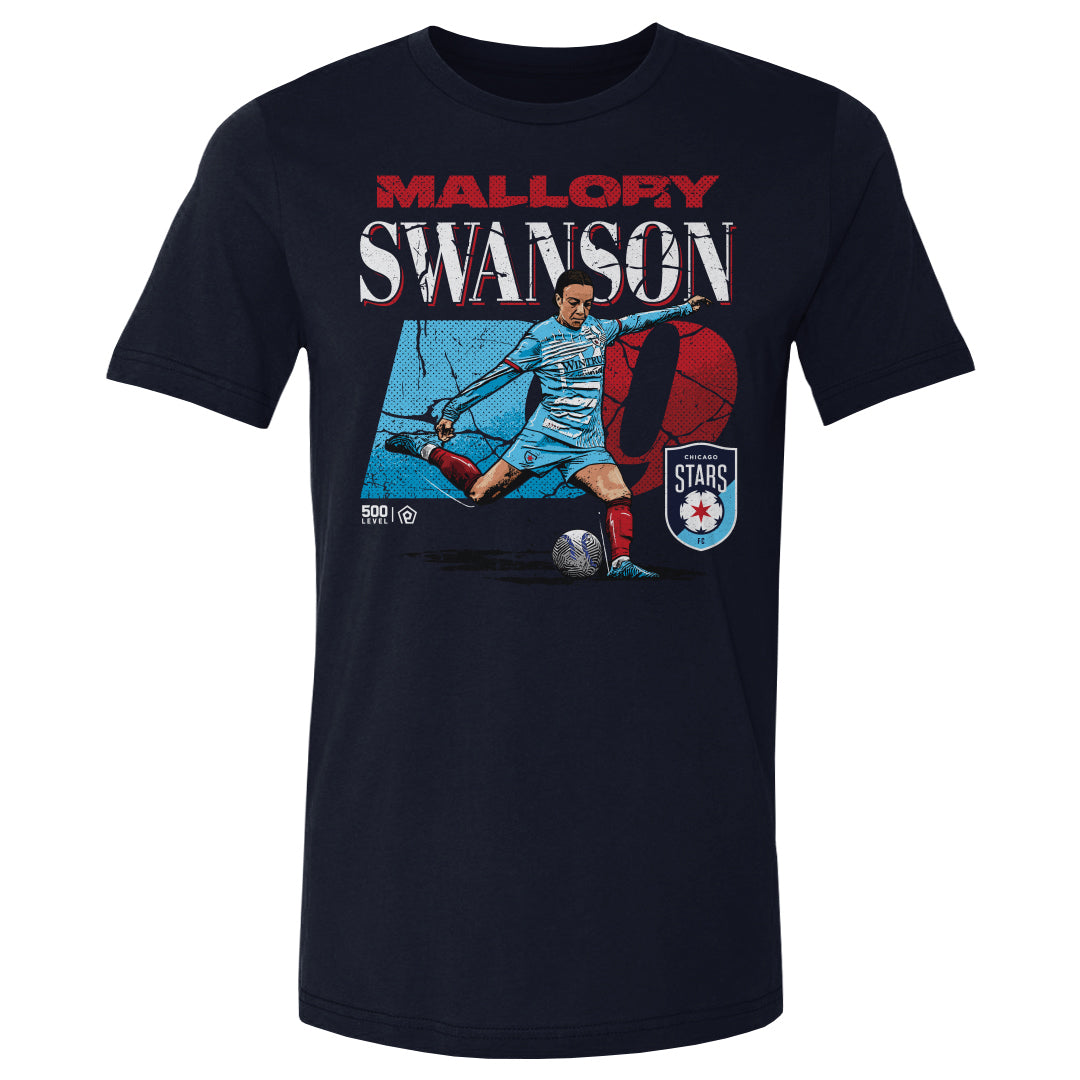 Unisex Chicago Stars Mallory Swanson Cracked Number Tee