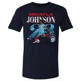 Unisex Chicago Stars Micayla Johnson Cracked Number Cotton Tee