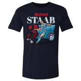 Unisex Chicago Stars Sam Staab Cracked Number Cotton Tee