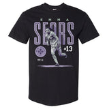 Unisex Racing Louisville Black Emma Sears Bitmap Heavyweight Tee