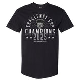 Unisex Washington Spirit Black NWSL Challenge Cup Champions 2025 Tee