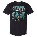 Unisex NJ/NY Gotham FC Esther Gonzalez Cracked Number Heavyweight Tee