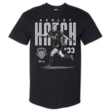 Unisex Washington Spirit Black Ashley Hatch Bitmap Premium Tee