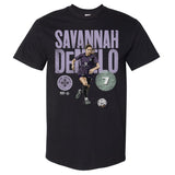 Unisex Racing Louisville Black Savannah DeMelo Bold Tee