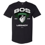Unisex Boston Legacy FC Emblem Heavyweight Tee
