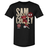 Unisex Portland Thorns Black Sam Coffey Bold Slim-Fit Tee