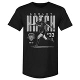 Unisex Washington Spirit Black Ashley Hatch Bitmap Slim-Fit Tee