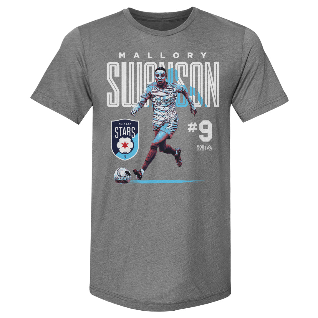 Unisex Chicago Stars Mallory Swanson Bitmap Premium T-Shirt