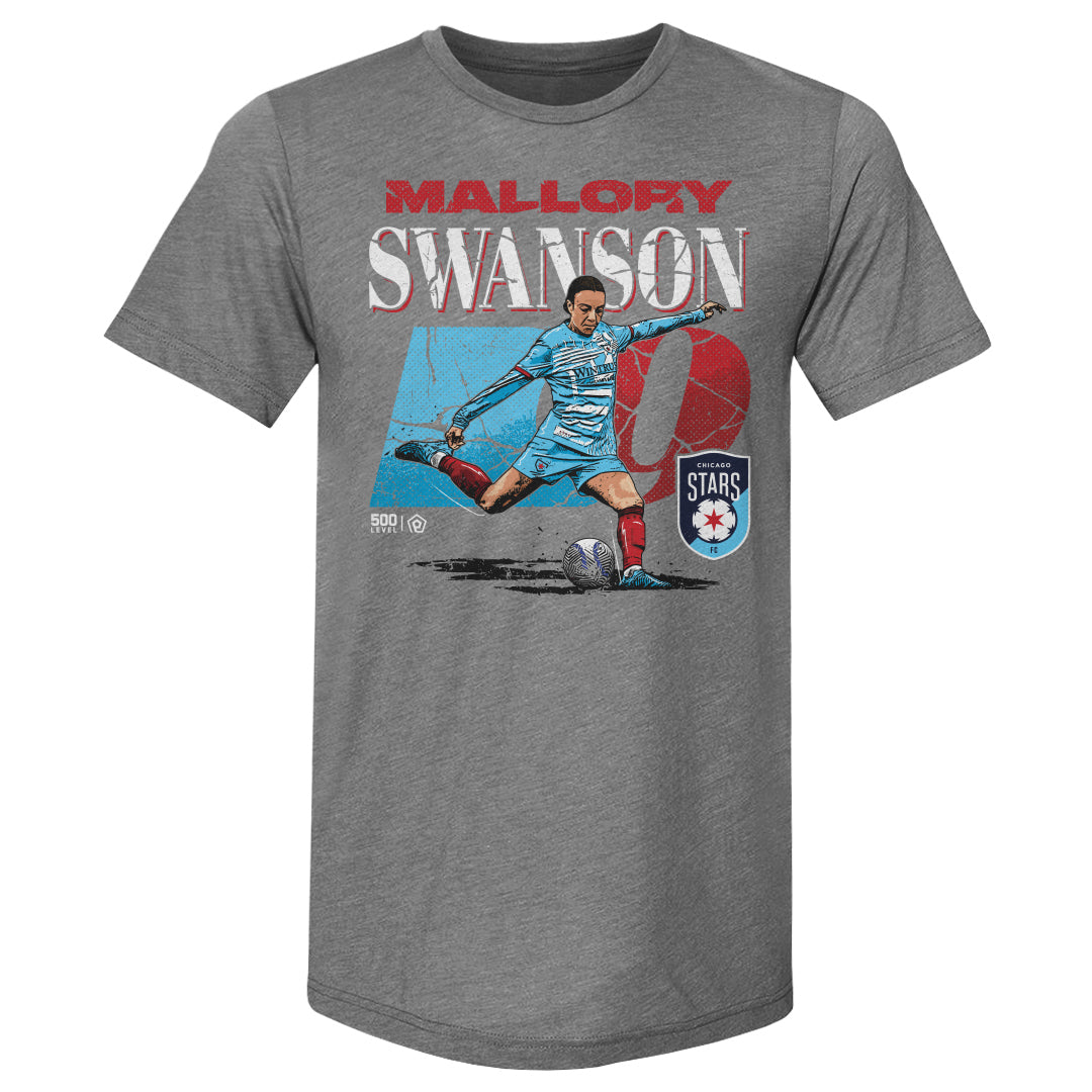 Unisex Chicago Stars Mallory Swanson Cracked Number Premium Tee