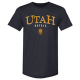 Unisex Utah Royals Arched Wordmark Navy Premium Tee