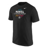 Unisex Nike NWSL 2023 Championship Black Tee