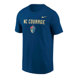Unisex NC Courage Nike Blue Roots Tee