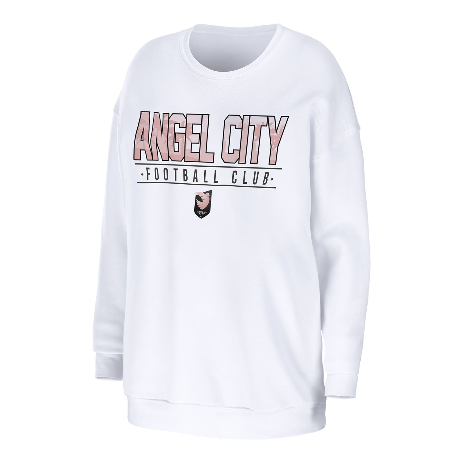 Women's Angel City WEAR White Crewneck - Front View