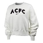 Women's Nike Angel City FC Status Off-White Crewneck - Front View