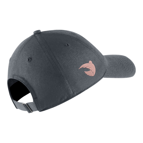 Adult Nike Angel City FC Grey Campus Hat - Right Side View