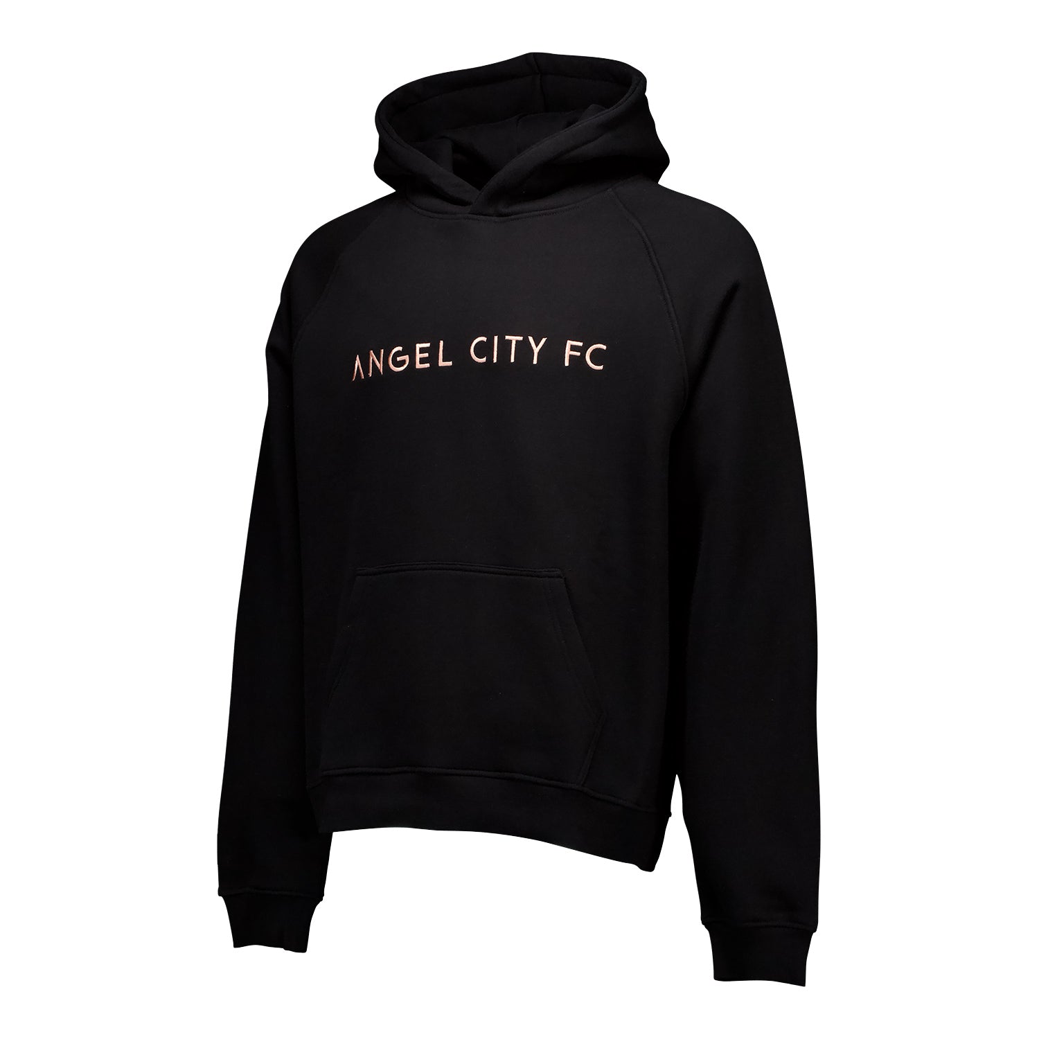 Unisex Angel City FC Oversized Black Hoodie - Front View