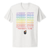 Unisex Angel City FC Pride Repeat White Tee - Front View