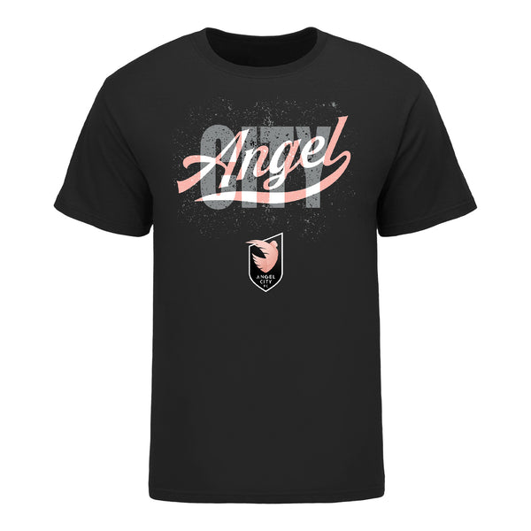 Unisex Angel City Splatter Black Tee